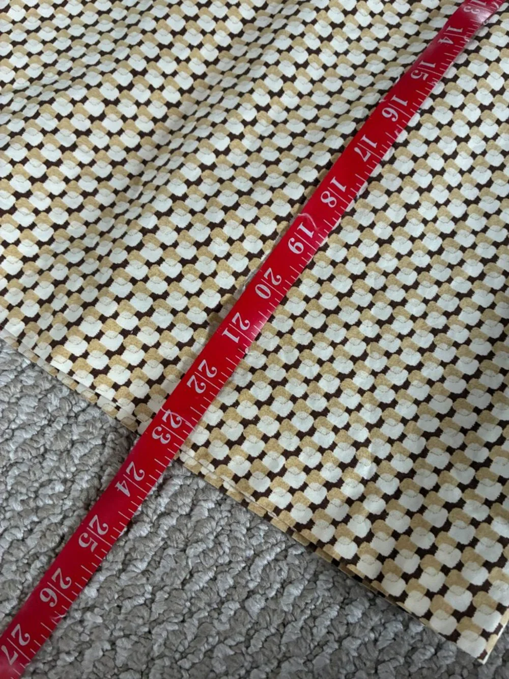 J Crew Vintage Pencil Skirt 4 Hong Kong Geometric Jacquard 90s Y2K